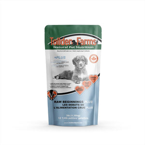Tollden Farms Raw Beginnings Puppy Plus Patties Frozen Dog Food