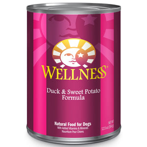 Wellness Complete Health Duck & Sweet Potato Formula Wet Dog Food Can