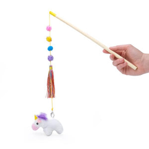 ZippyPaws Jouet pour chat ZippyClaws ZippyStick Licorne