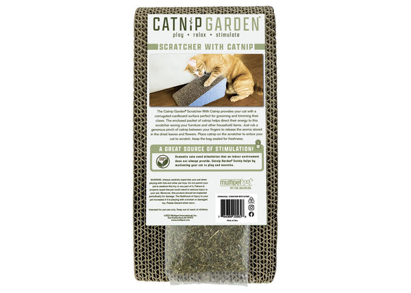 Multipet Griffoir Jardin à herbe à chat jouet pour chat avec herbe à chat