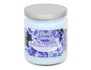 Pet Odor Exterminator Deodorizing Candle Jar, Blue Serenity, 13-oz