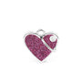 MyFamily Shine Glitter Heart Pet ID Tag, Pink