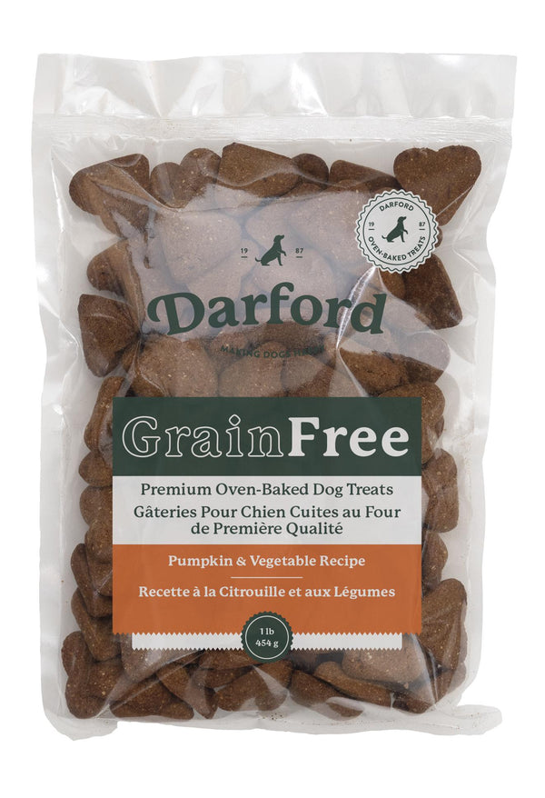 Darford Friandises pour chiens sans céréales au potiron cuites au four