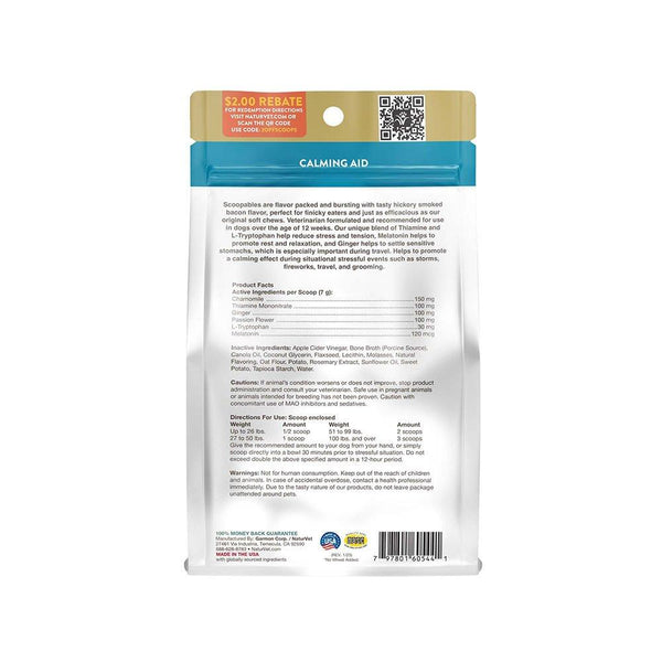 NaturVet Scoopables Quiet Moments Aide Calmante Supplément pour chien