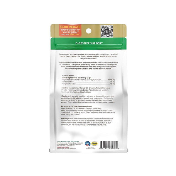 NaturVet Scoopables No Scoot Anal Gland Support Dog Supplement