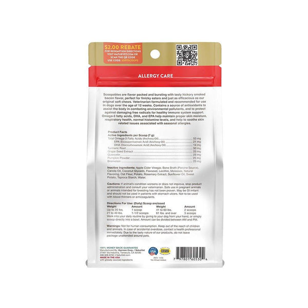NaturVet Scoopables Aller-911 Allergy Aid Dog Supplement