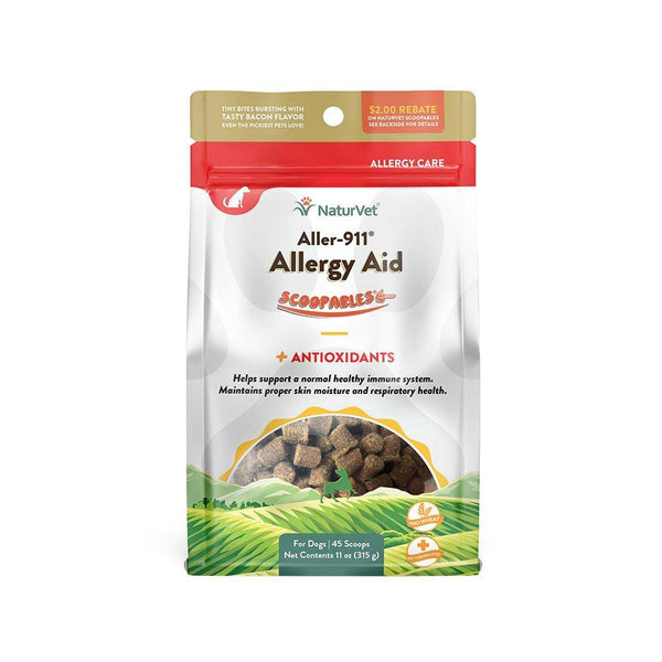 NaturVet Scoopables Aller-911 Allergy Aid Dog Supplement