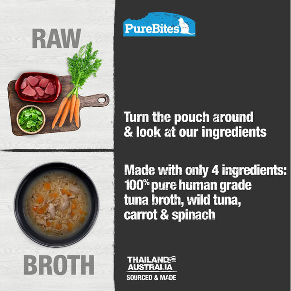 PureBites Wild Tuna & Vegetables Broth for Cats