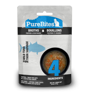 PureBites Wild Tuna & Vegetables Broth for Cats