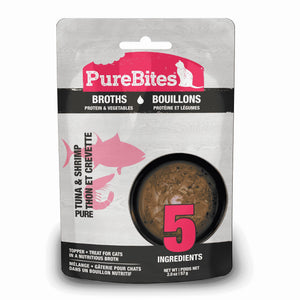 PureBites Tuna, Shrimp & Vegetables Broth for Cats