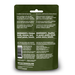 PureBites Chicken & Beef Broths for Dogs