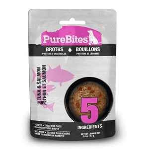 PureBites Tuna, Salmon & Vegetables Broth for Dogs