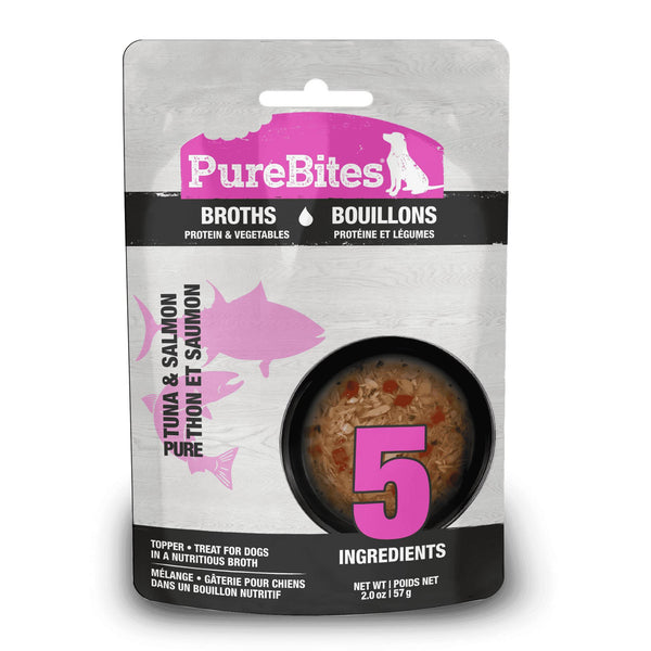 PureBites Tuna, Salmon & Vegetables Broth for Dogs