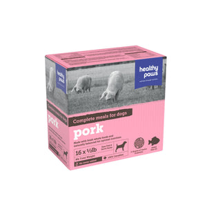 Healthy Paws Complete Dinner Pork Raw Frozen Dog Food
