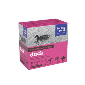 Healthy Paws Complete Dinner Duck Raw Frozen Dog Food