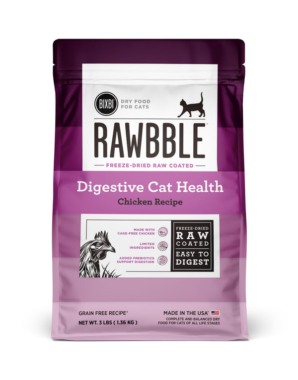 BIXBI Rawbble Digestive Cat Health Chicken Recipe Dry Cat Food