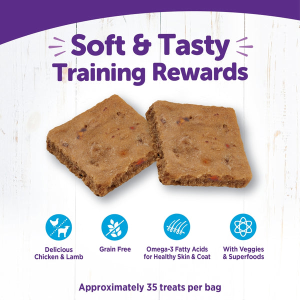 Wellness Grain-Free The Rewarding Life Chicken & Lamb Soft & Chewy Dog Treats, 6-oz