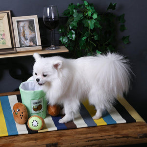 HugSmart Food Party Jouet pour chiens Jus de kiwi