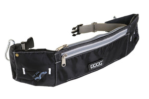 DOOG Ceinture utilitaire de promenade pour chiens, noire