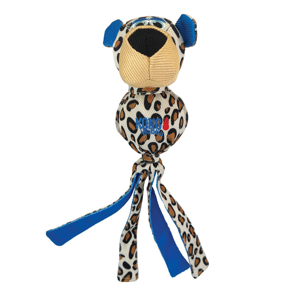 KONG Wubba Zoo Cheetah Dog Toy