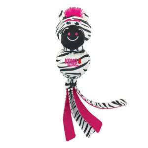 KONG Wubba Zoo Zebra Dog Toy
