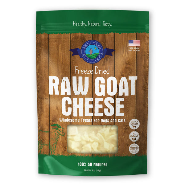 Shepherd Boy Farms Raw Goat Cheese Freeze-Dried Dog & Cat Treats