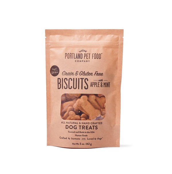 Portland Pet Food Company Friandises pour chiens sans céréales et sans gluten saveur Pomme & Menthe