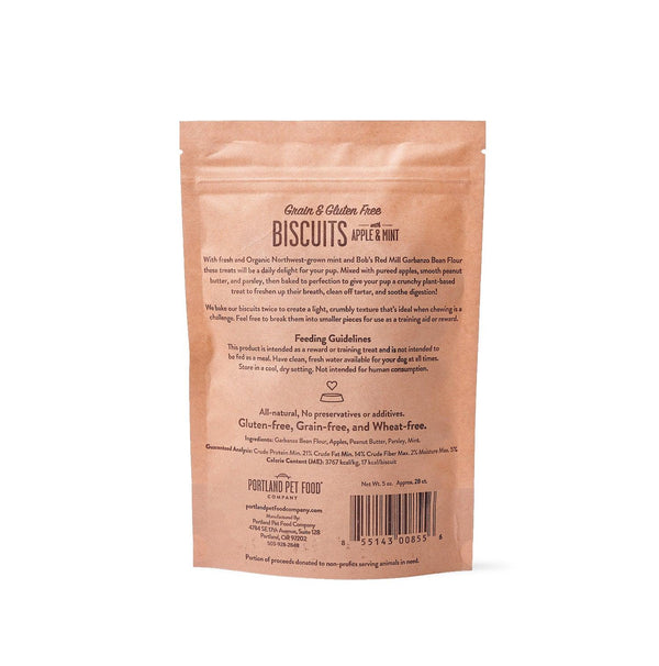 Portland Pet Food Company Friandises pour chiens sans céréales et sans gluten saveur Pomme & Menthe