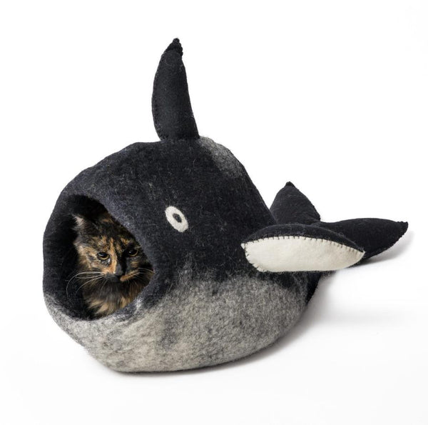 Dharma Dog Karma Cat Panier en laine Cave Orca