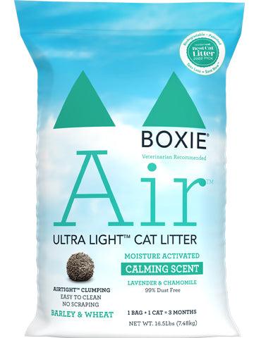 Boxiecat Air Litière premium légère pour chats, agglomérante, légèrement parfumée