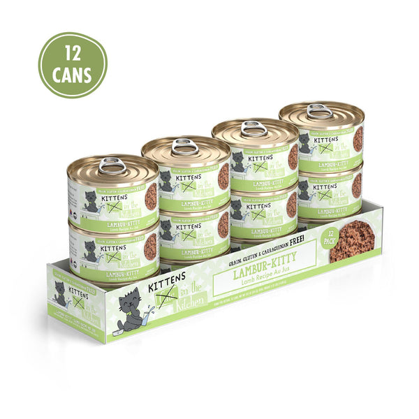 Cats in the Kitchen Kitten Lambur-kitty Lamb Recipe Au Jus Wet Cat Food Can