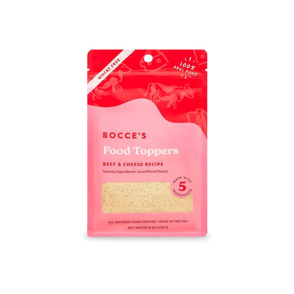 Bocce's Bakery Beef & Cheese Dog Food Topper