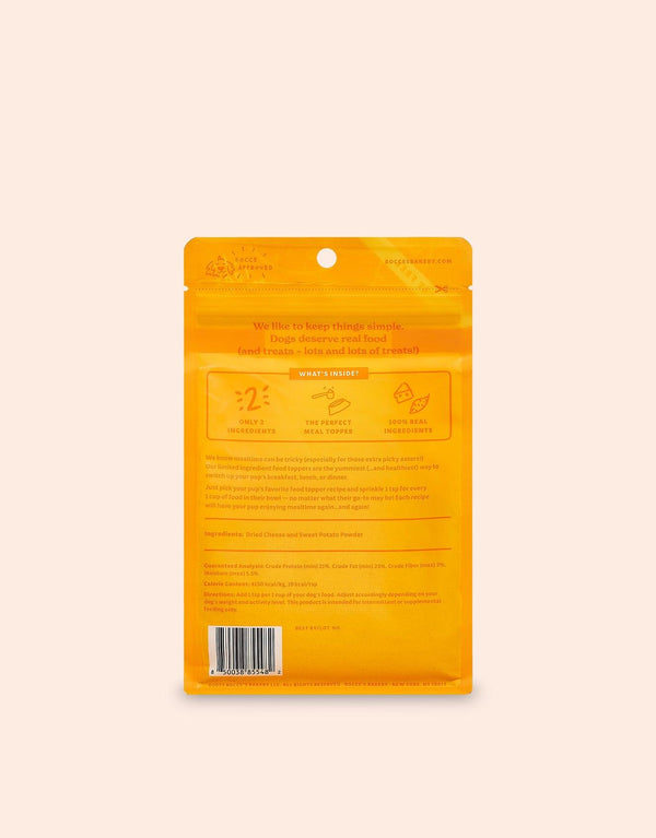 Bocce's Bakery Cheese & Sweet Potato Dog Food Topper