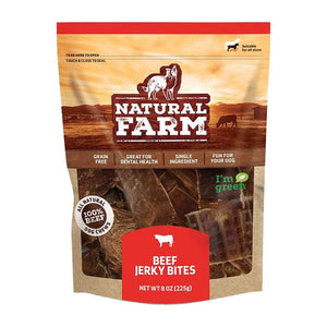 Natural Farm Morceaux de bœuf séché Friandises pour chiens