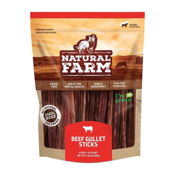 Natural Farm Friandises pour chiens Bâtonnets de gorge