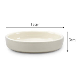 Scruffs Icon Cat & Small Pet Saucer, Light Grey