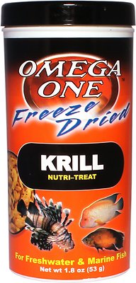 Omega One Freeze-Dried Krill Freshwater & Marine Fish Treat