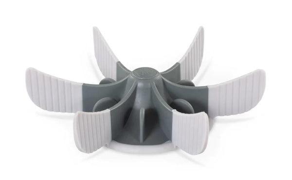 Messy Mutts Insert pour gamelle lente avec ventouses, gris frais