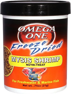 Omega One Freeze-Dried Mysis Shrimp Freshwater & Marine Fish Treat