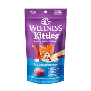 Wellness Kittles Tuna & Cranberries Grain-Free Cat Treats, 2-oz