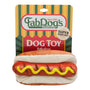 fabdog Hot Dog Squeaky Dog Toy