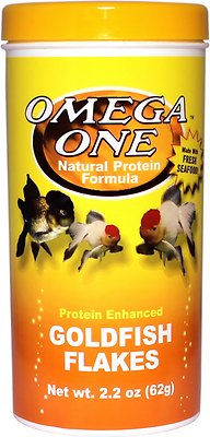 Omega One Protein Enhanced Goldfish Flakes Fish Food