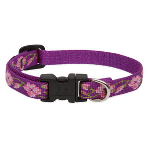 Lupine Pet Original Designs Adjustable Dog Collar, Rose Garden