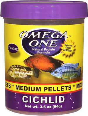 Omega One Medium Cichlid Pellets Floating Fish Food