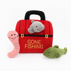 ZippyPaws Zippy Burrow Tackle Box Dog Toy