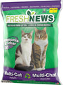 Fresh News Litière parfumée non agglomérante en granulés pour chats multiples