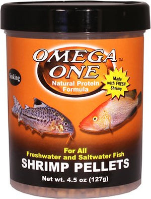 Omega One Sinking Shrimp Pellets Freshwater & Saltwater Fish Food