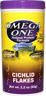 Omega One Cichlid Flakes Fish Food