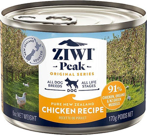 ZIWI Peak Chicken Recipe Wet Dog Food Can