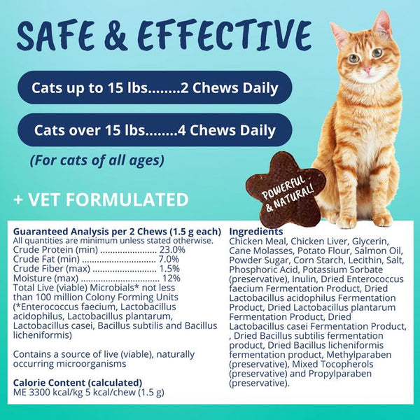 Under the Weather Friandises molles probiotiques pour chats